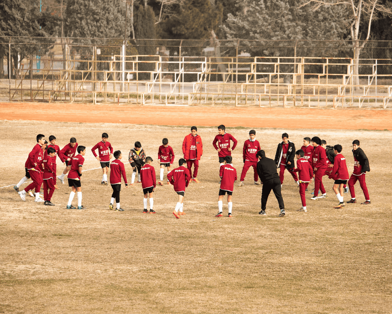 غربالگری در بهترین مدرسه فوتبال در اصفهان